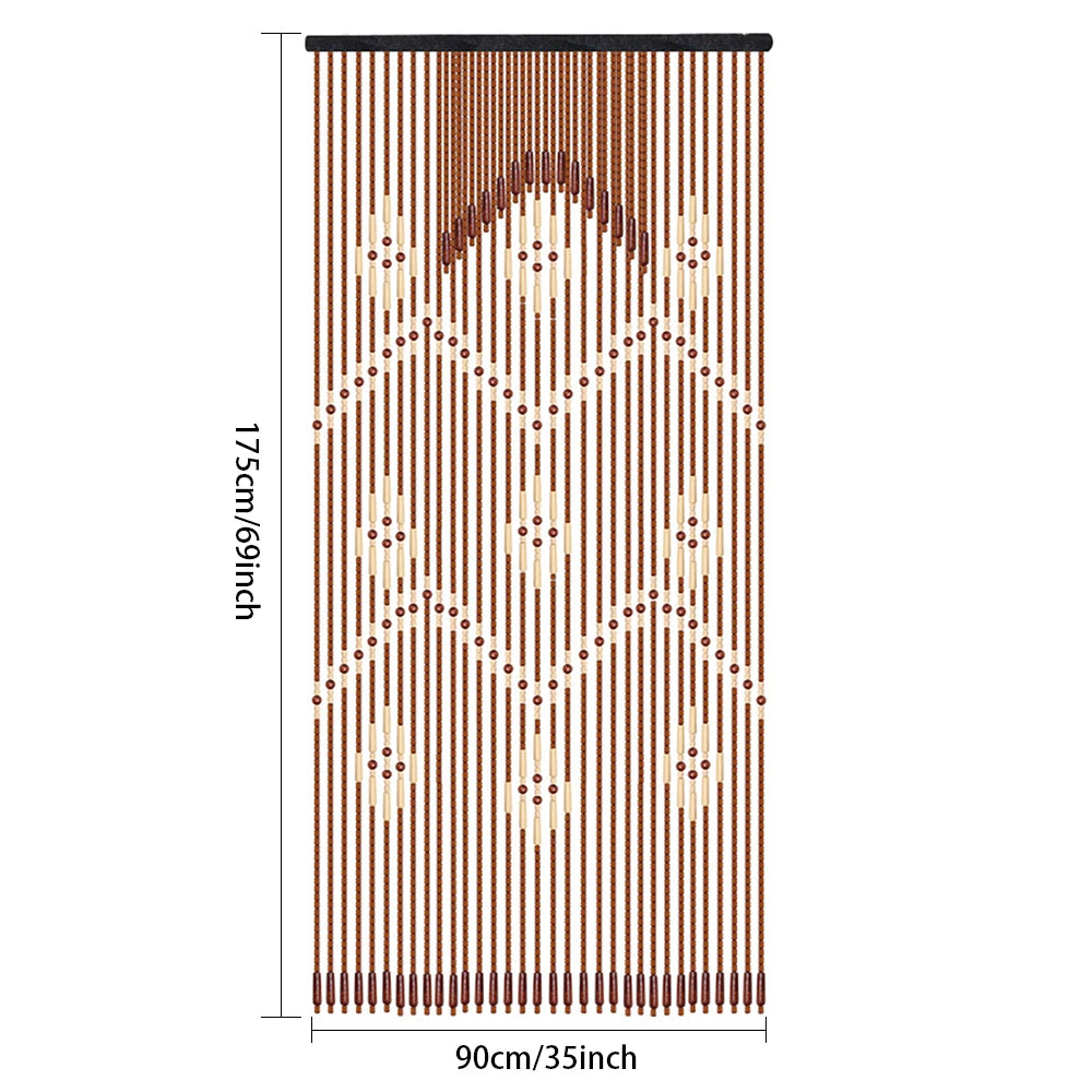 Wooden Bead String Curtain