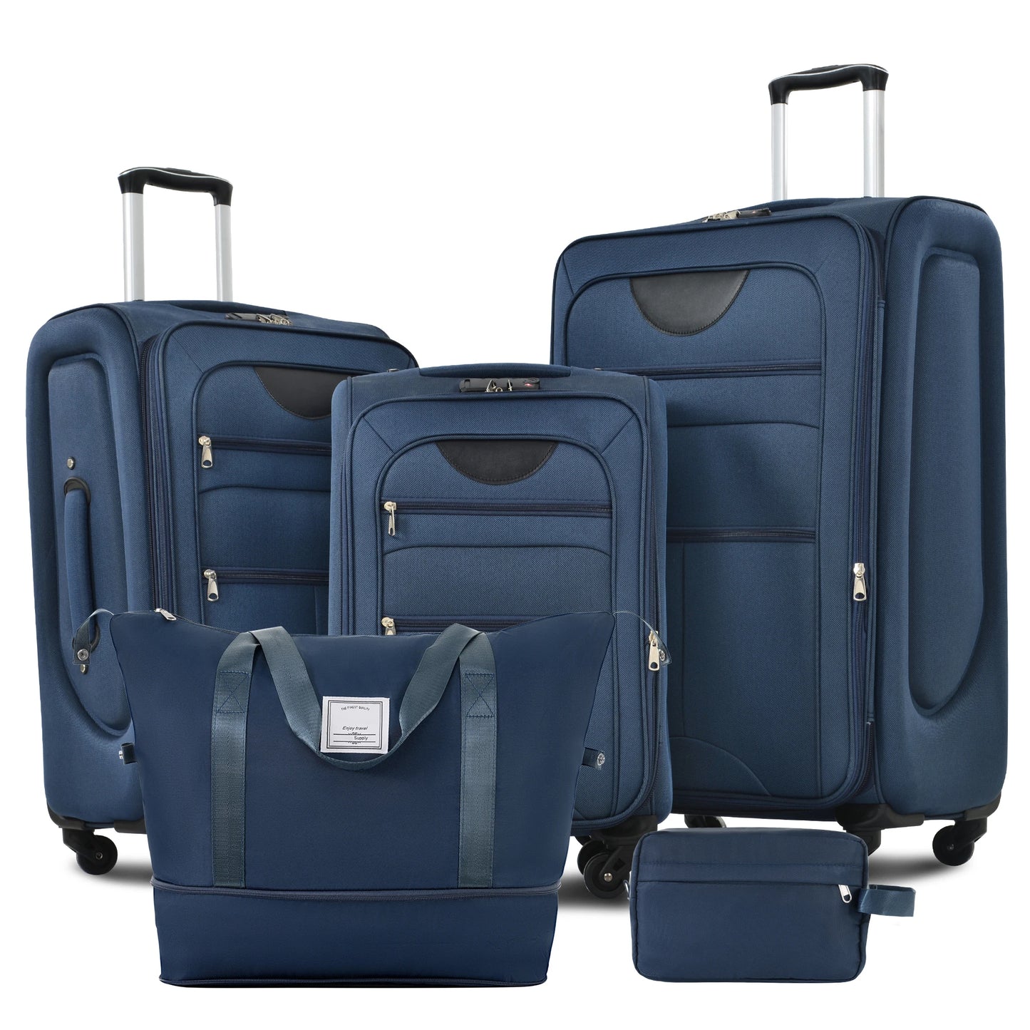 Expandable Softside Luggage 5 Piece Set