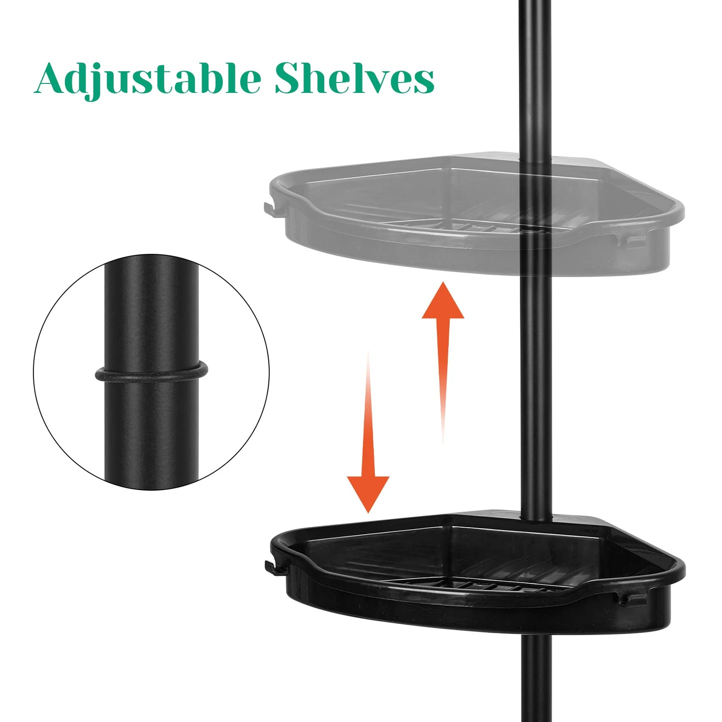 Rustproof Shower Corner Caddy