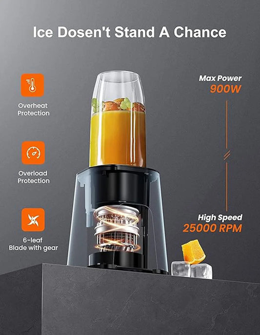 Personal 1000W Smoothie Blender for Shakes/Smoothies