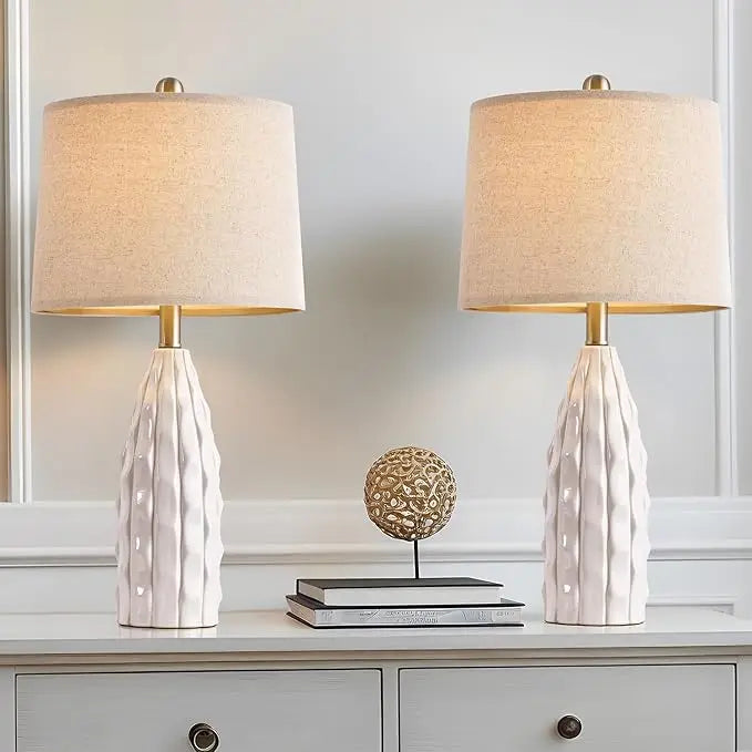 Fine Ceramic Table Lamps with Shades