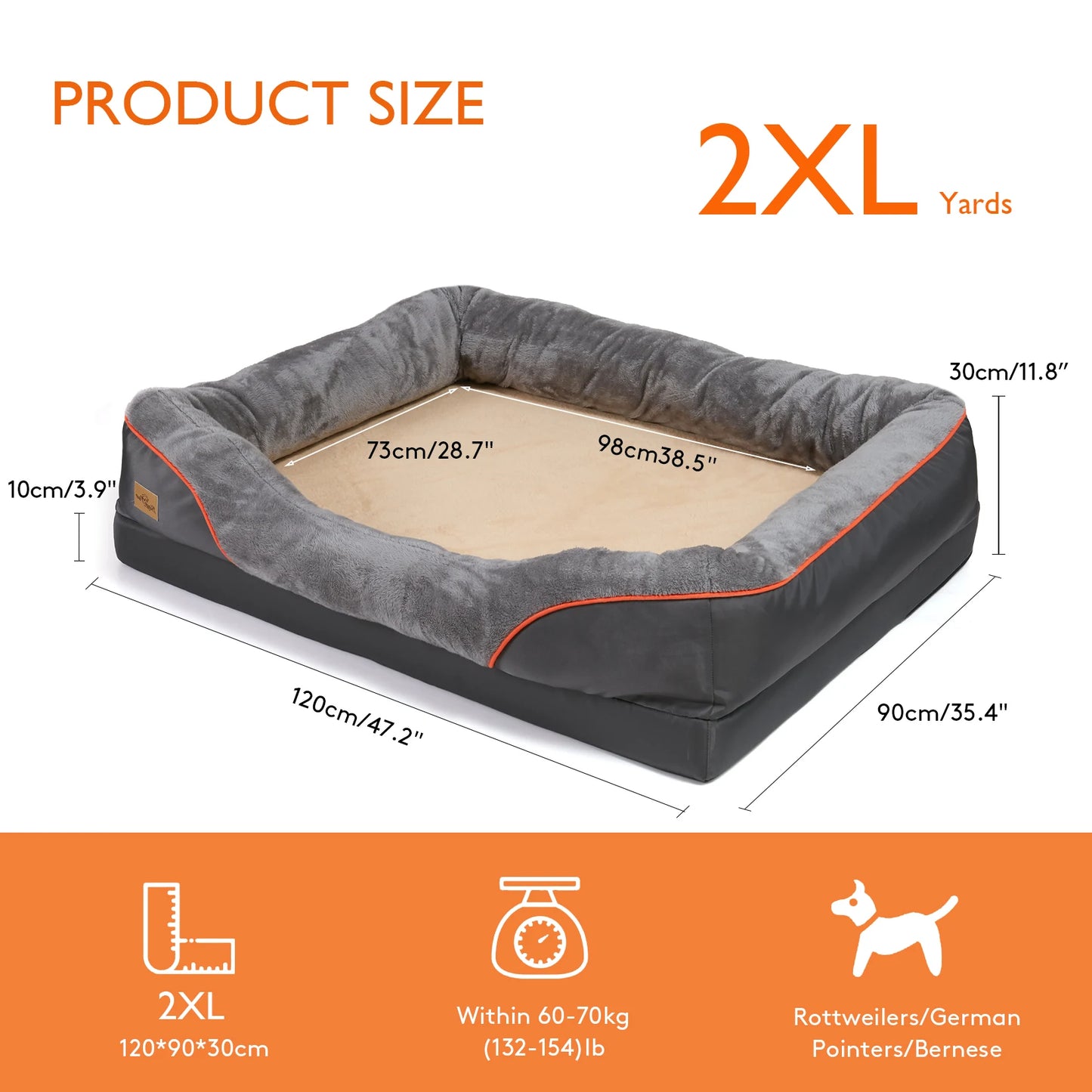 Super Soft Orthopedic Foam Pet Bed