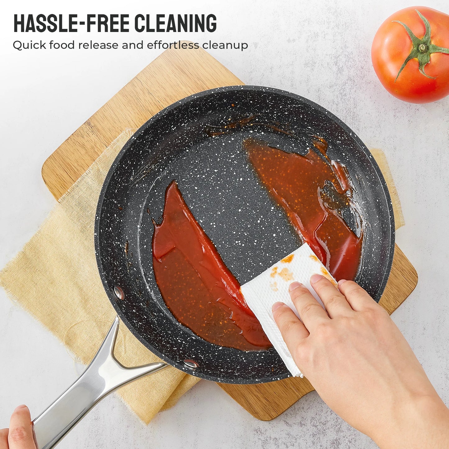 Induction Cookware Set, Nonstick, 10-Piece
