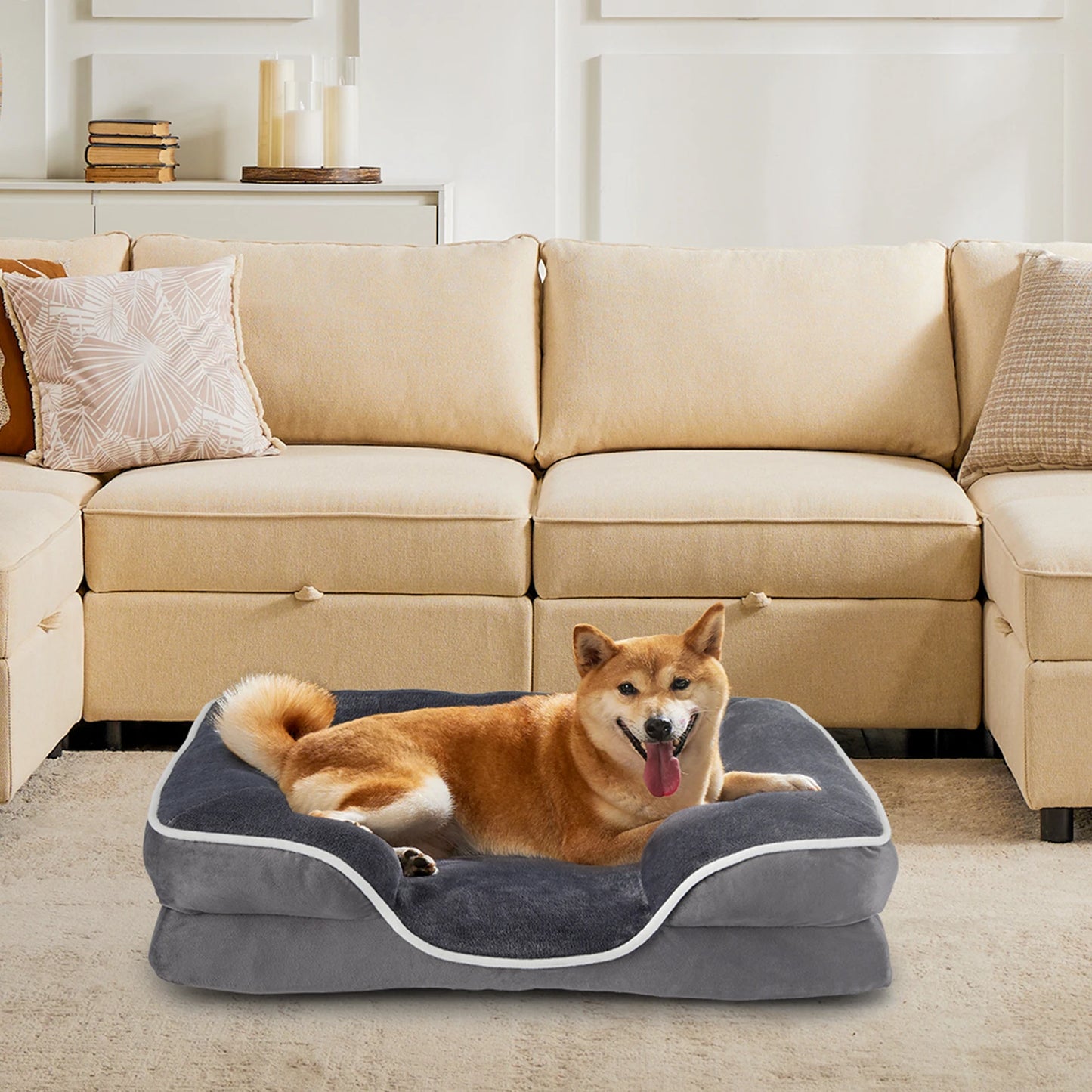 Orthopedic Dog Bed Memory Foam Pet Bed
