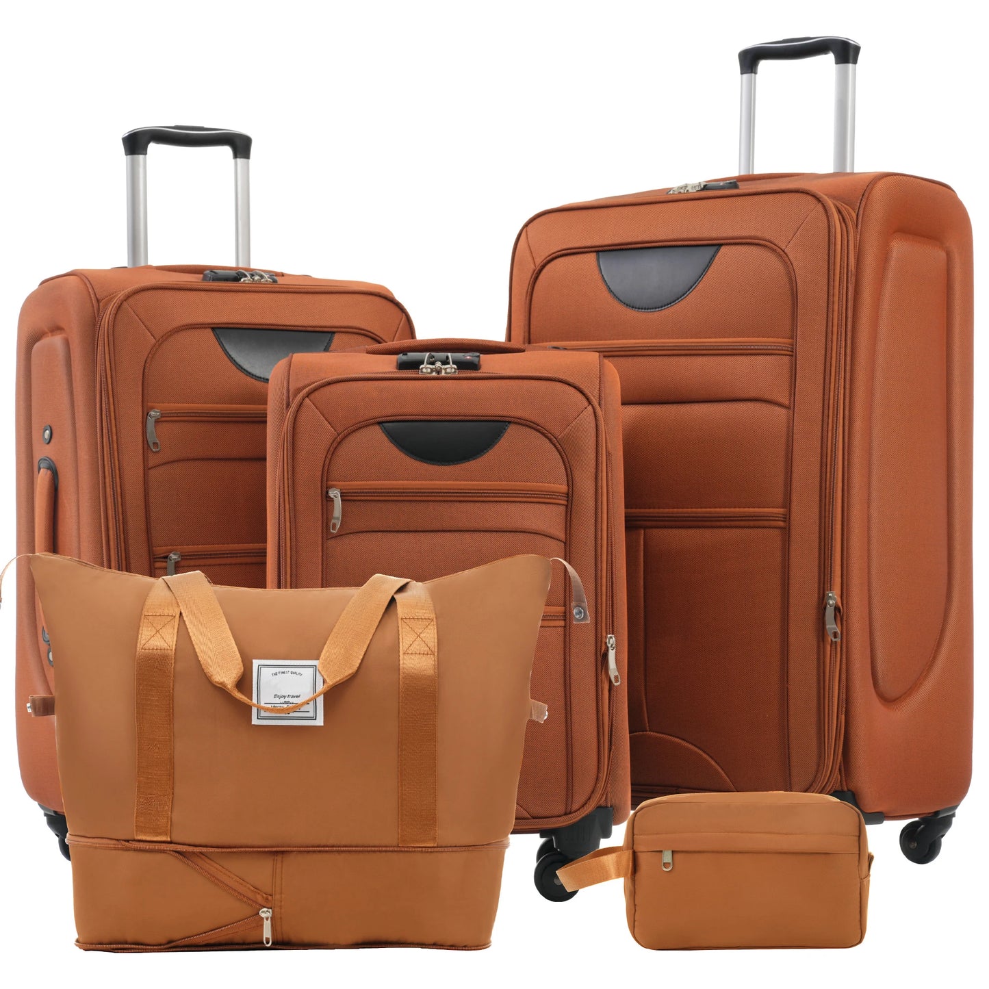 Expandable Softside Luggage 5 Piece Set