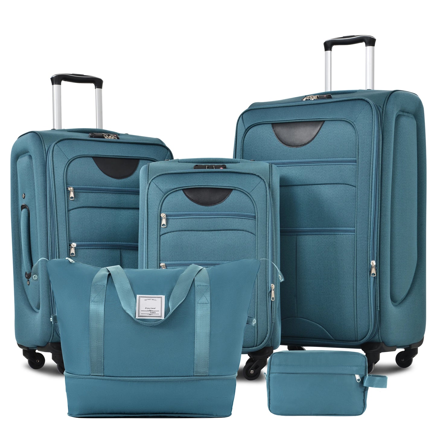 Expandable Softside Luggage 5 Piece Set