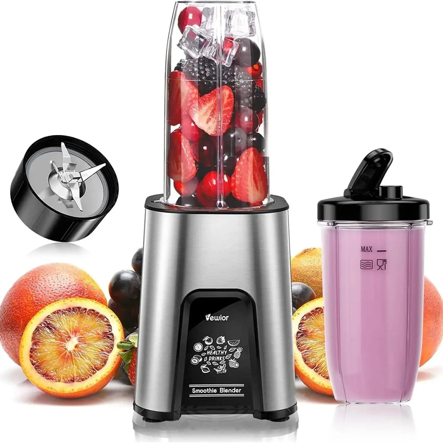 Personal 1000W Smoothie Blender for Shakes/Smoothies