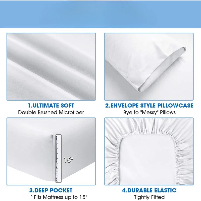 Hotel Luxury Bed Sheets Set