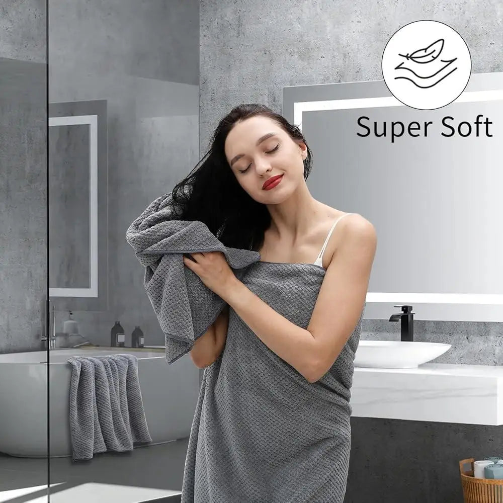 Oversized Luxury Microfiber Bath Towels