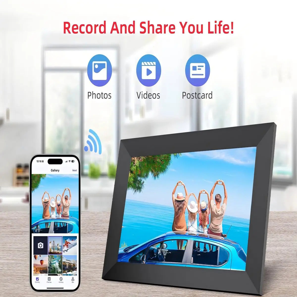 10.1” WiFi Digital Photo Frame
