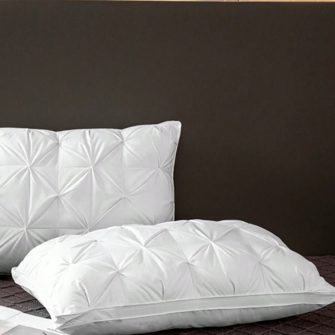 1pc Solid Color Twisted Flower Craft Pillow
