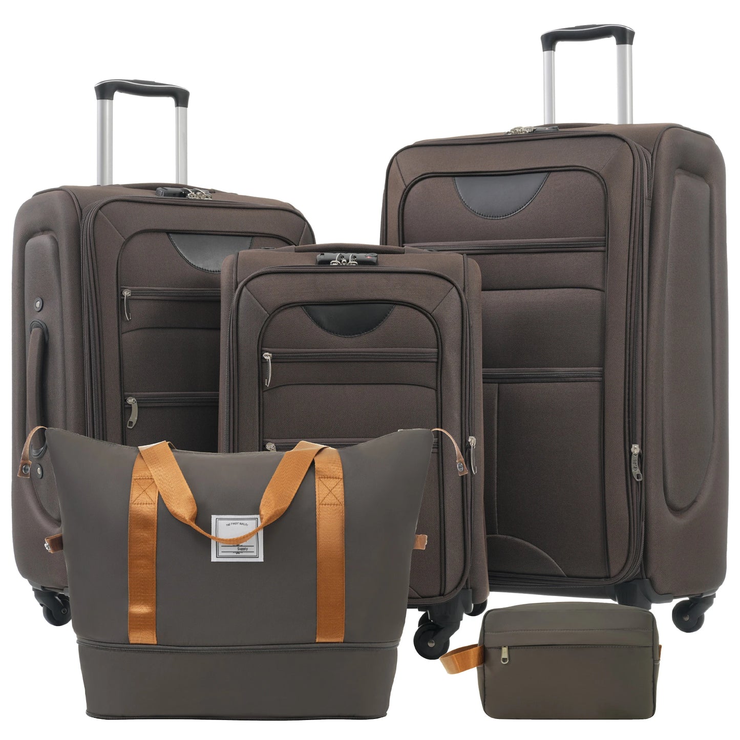Expandable Softside Luggage 5 Piece Set