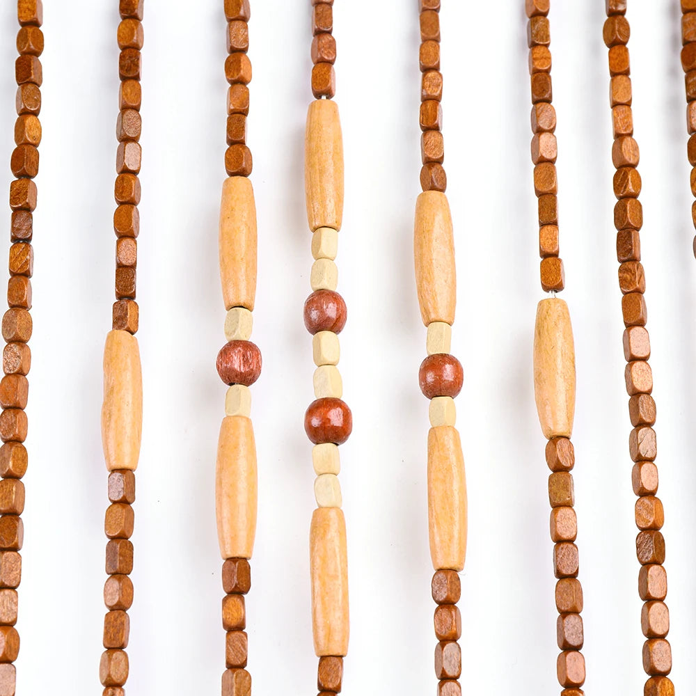 Wooden Bead String Curtain