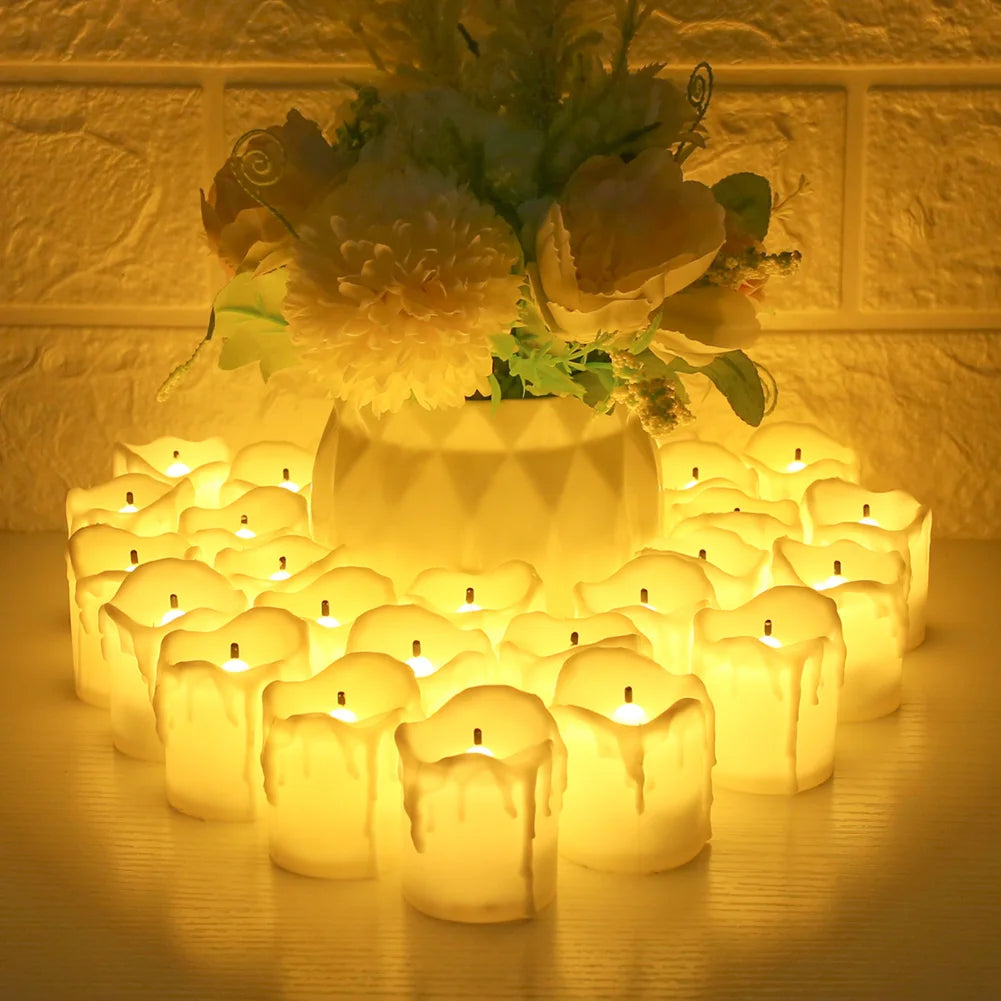 Flameless LED Battery Operated Flickering Candles