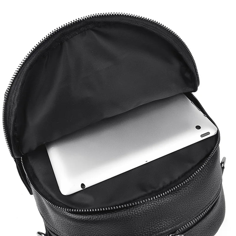 Real Cowhide Large Capacity Women's Backpack