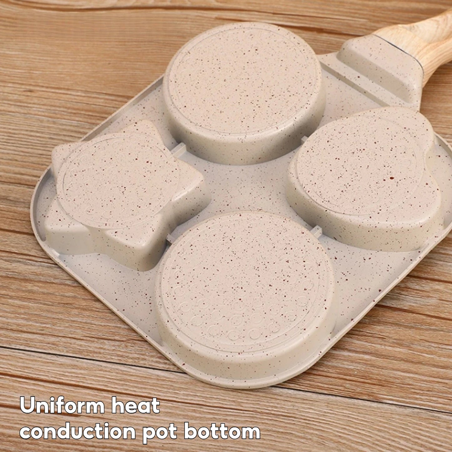 Breakfast Frying Pan, Three Shapes, Nonstick