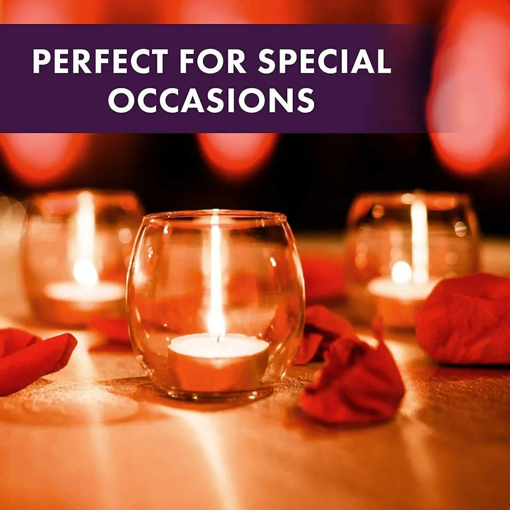 White Unscented Tea Light Candles