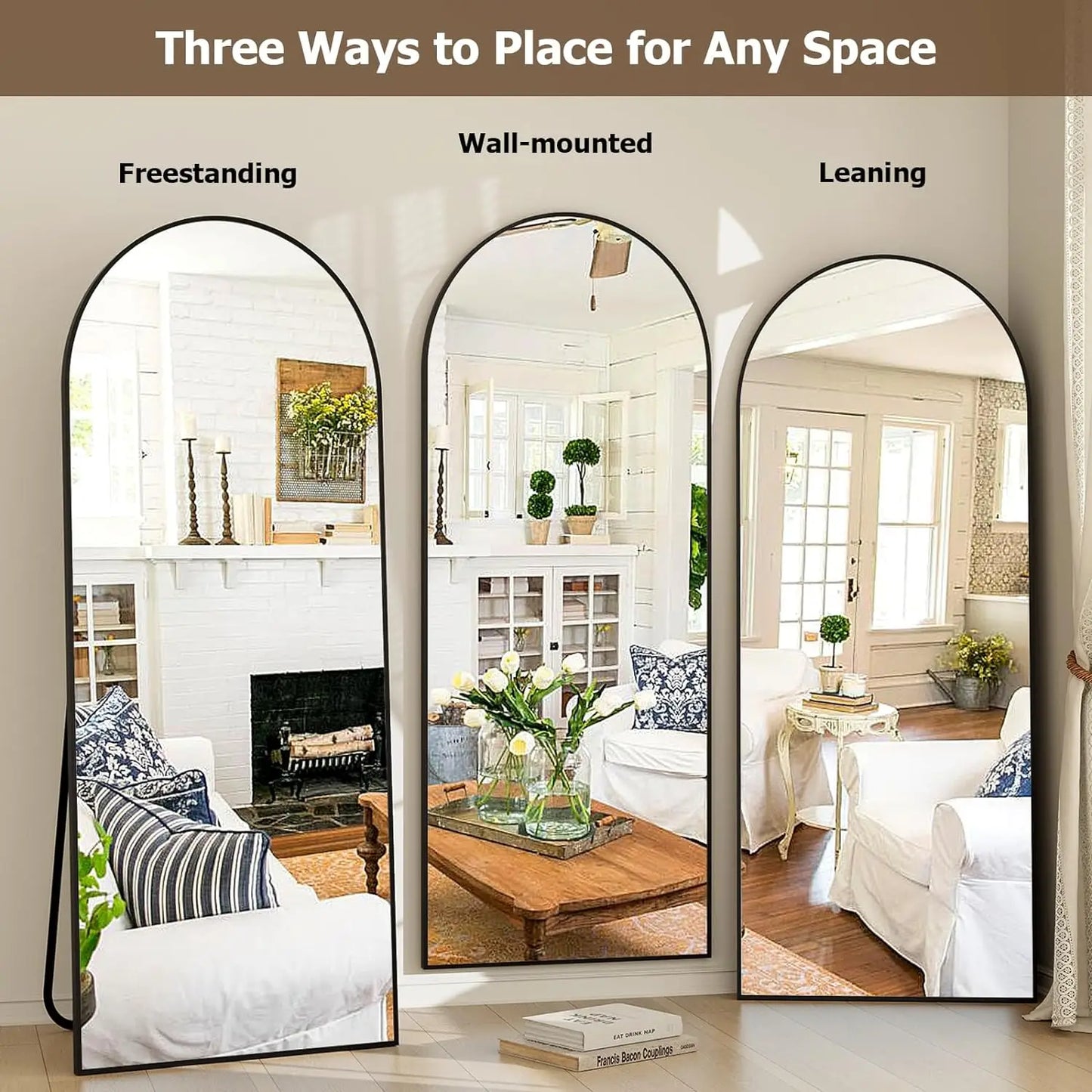 21x64" Arched Full Length Mirror