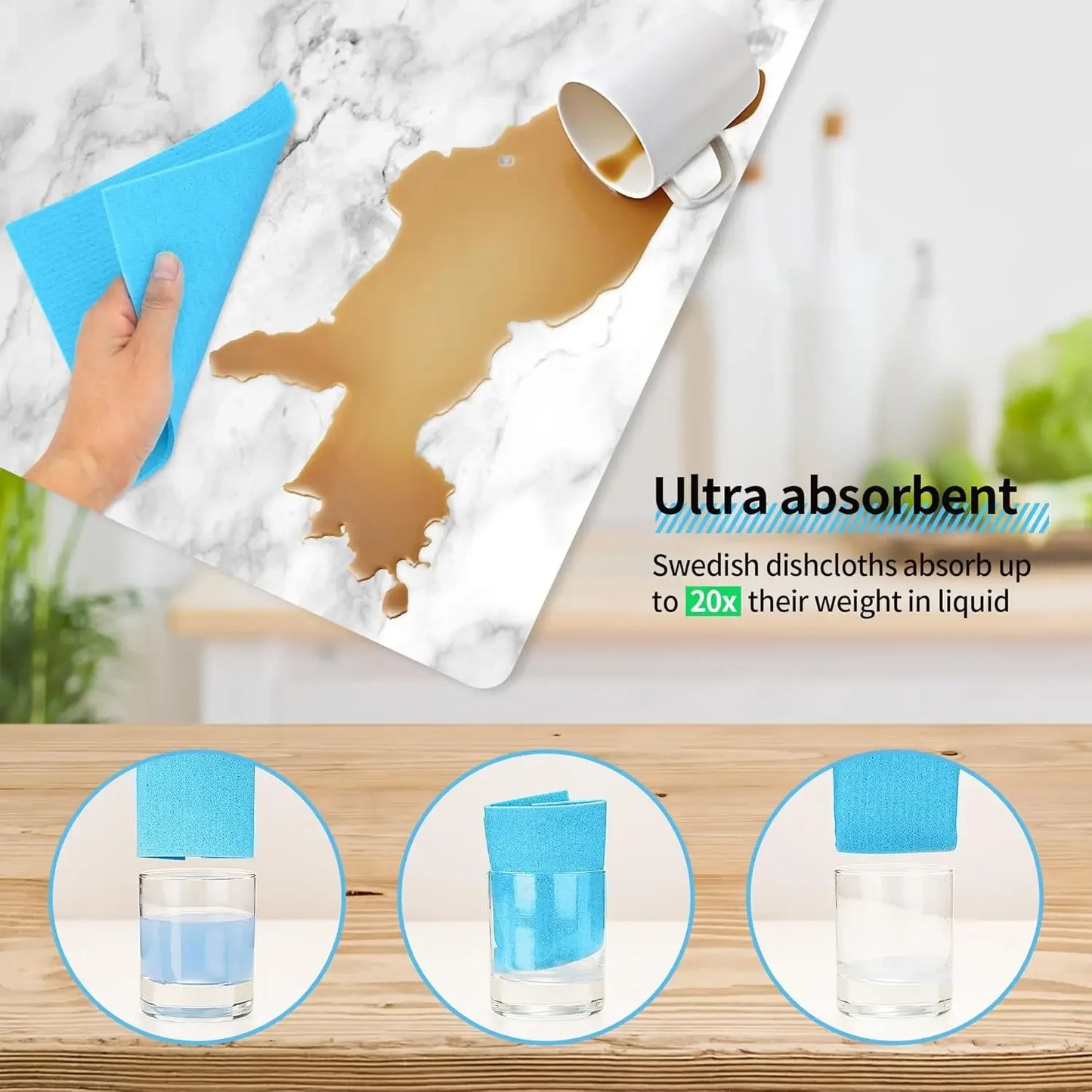 Absorbent Swedish Dish Towels