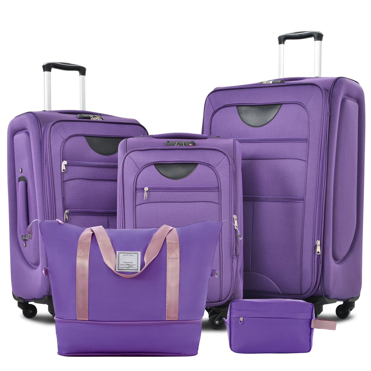 Expandable Softside Luggage 5 Piece Set