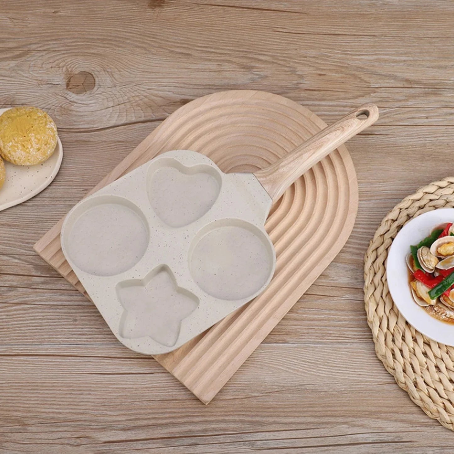 Breakfast Frying Pan, Three Shapes, Nonstick