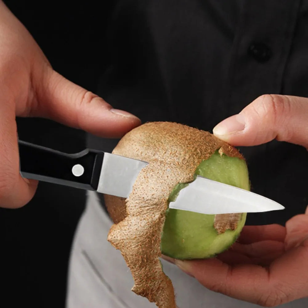 Stainless Steel Kitchen Knives With Block