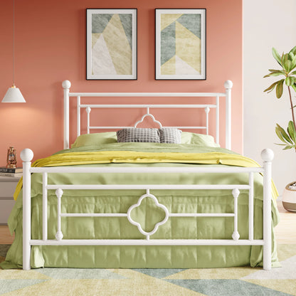 Vintage Metal Platform Bed Frame