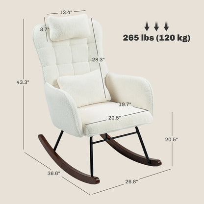Boucle Rocking Chair
