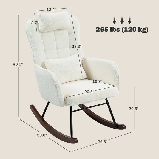 Boucle Rocking Chair