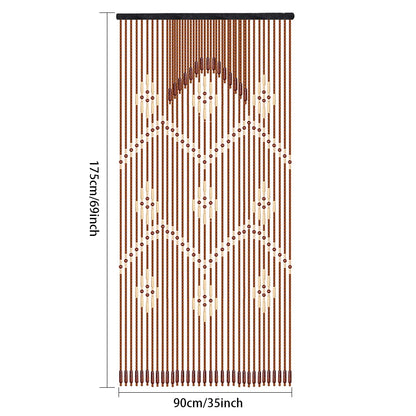 Wooden Bead String Curtain