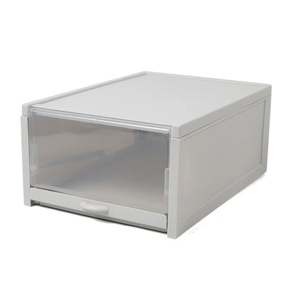Stackable Shoe Organizer, Push Drawer Storage