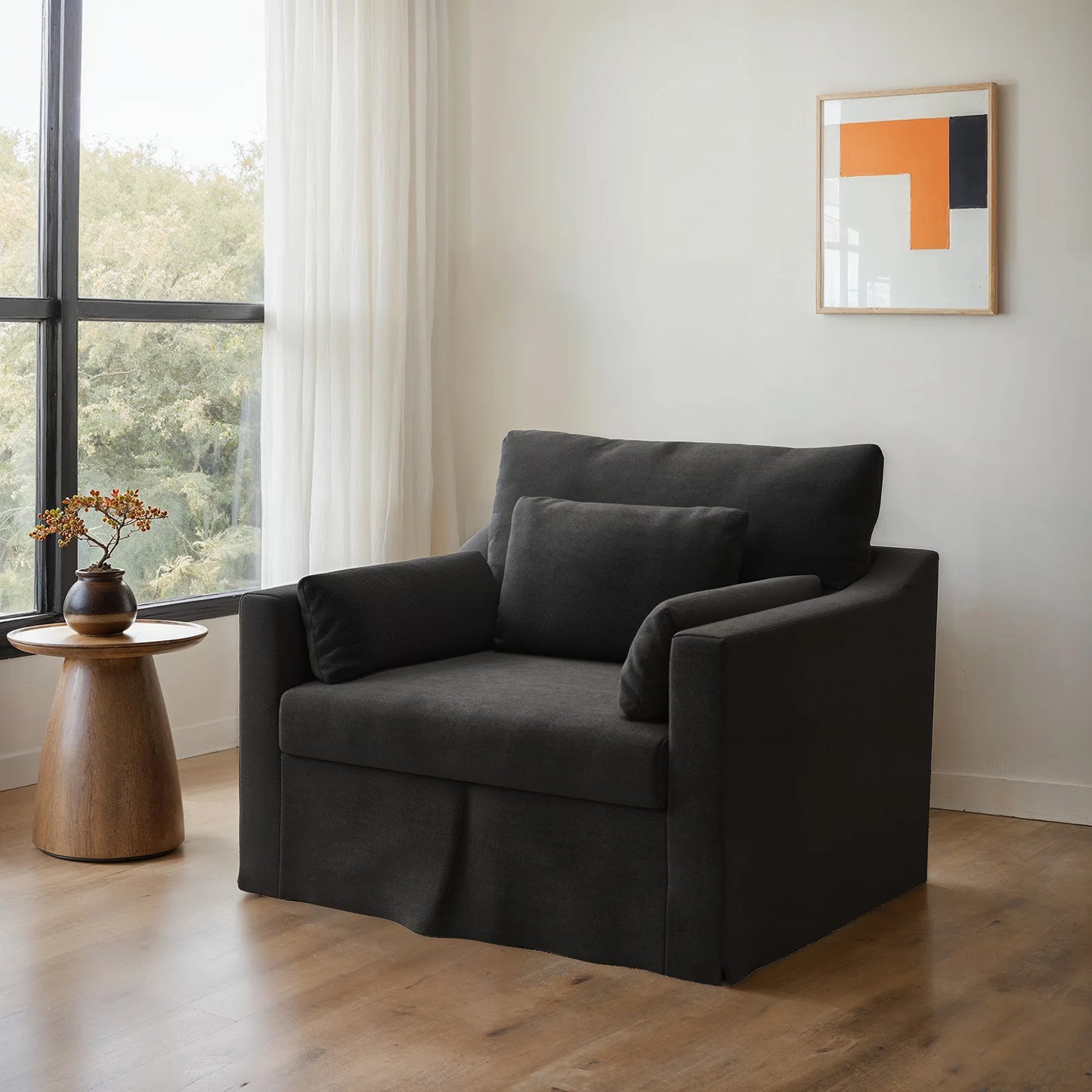 Luxury Living Room Sofa with Washable Slipcover