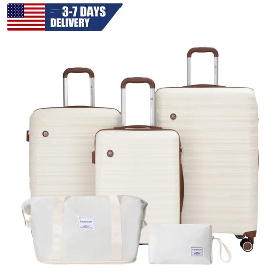 Luggage Set, Double Spinner Wheels, TSA Lock