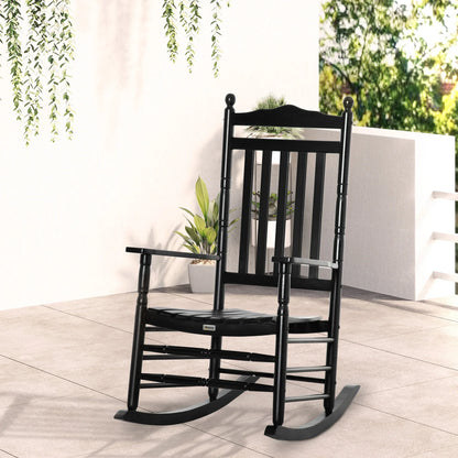 Traditional Wooden Rocking Chair