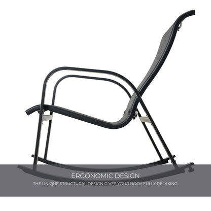 Outdoor Mesh Sling Rocking Chair