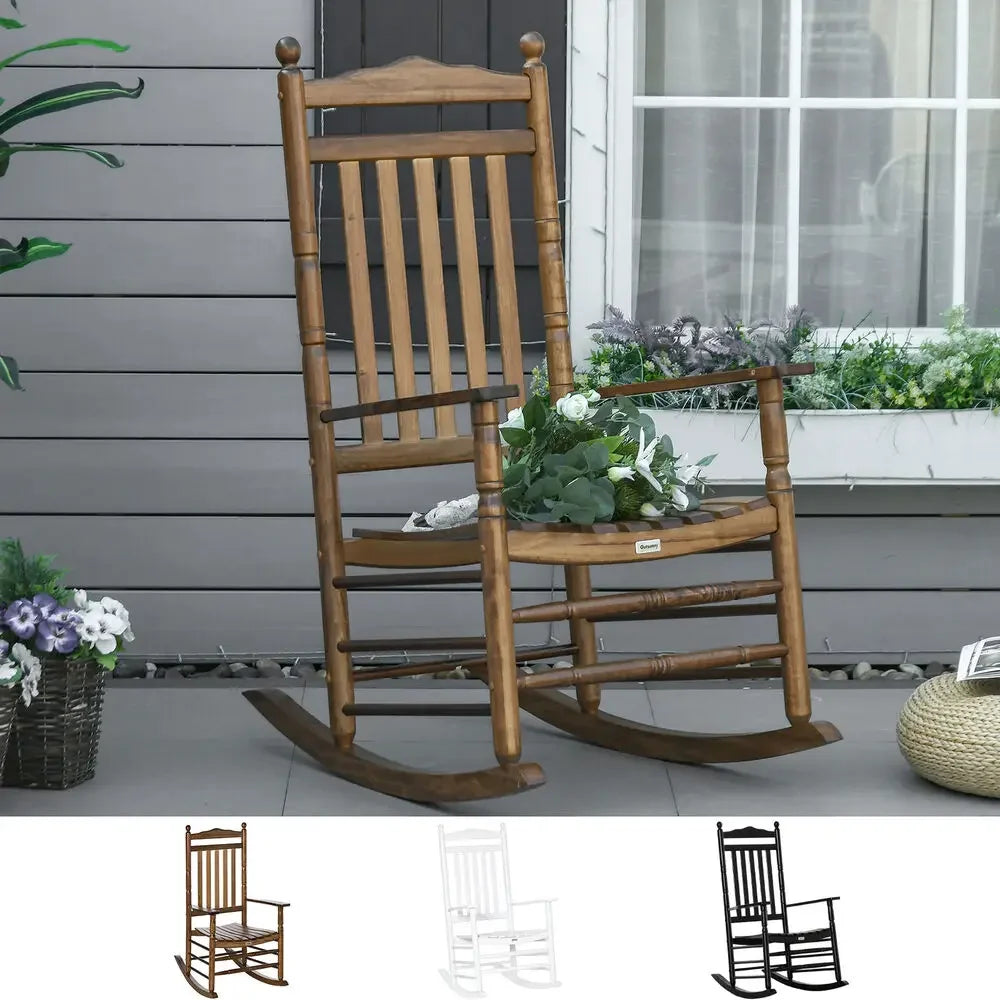 Traditional Wooden Rocking Chair