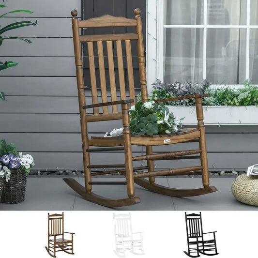 Traditional Wooden Rocking Chair