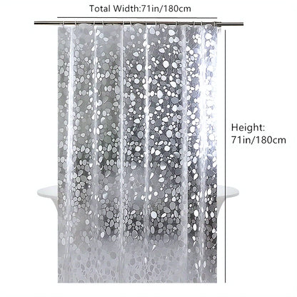 Pebble Pattern Shower Curtain Liner