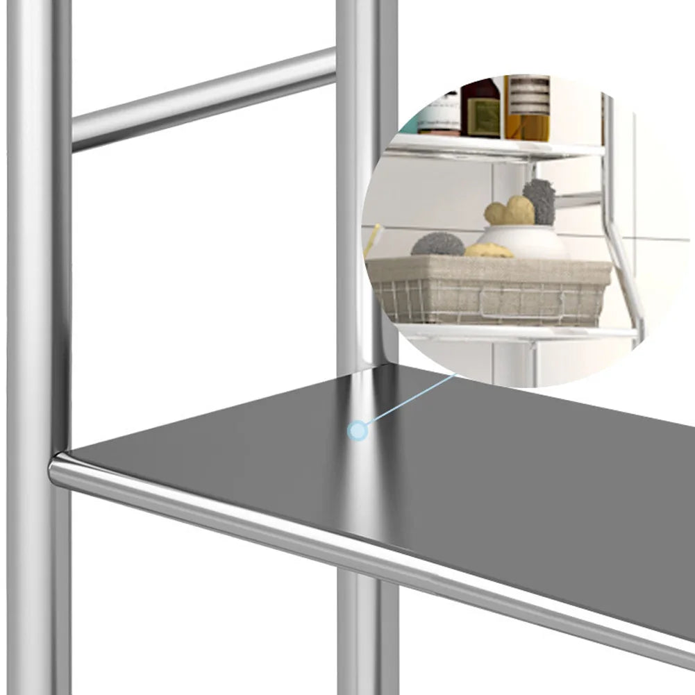 Metal Over Toilet Organizer Rack