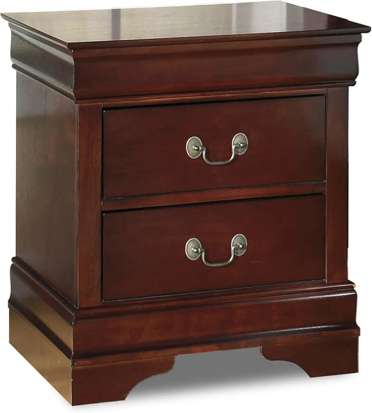 Traditional 2 Drawer Nightstand