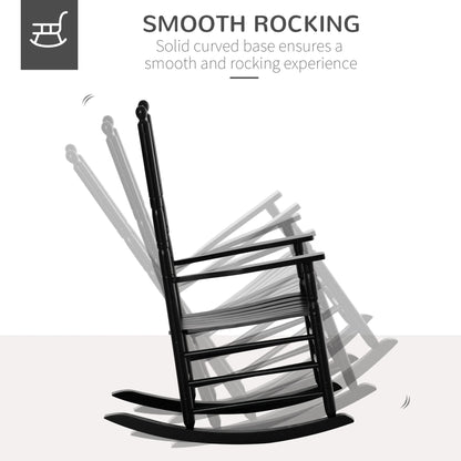 Traditional Wooden Rocking Chair