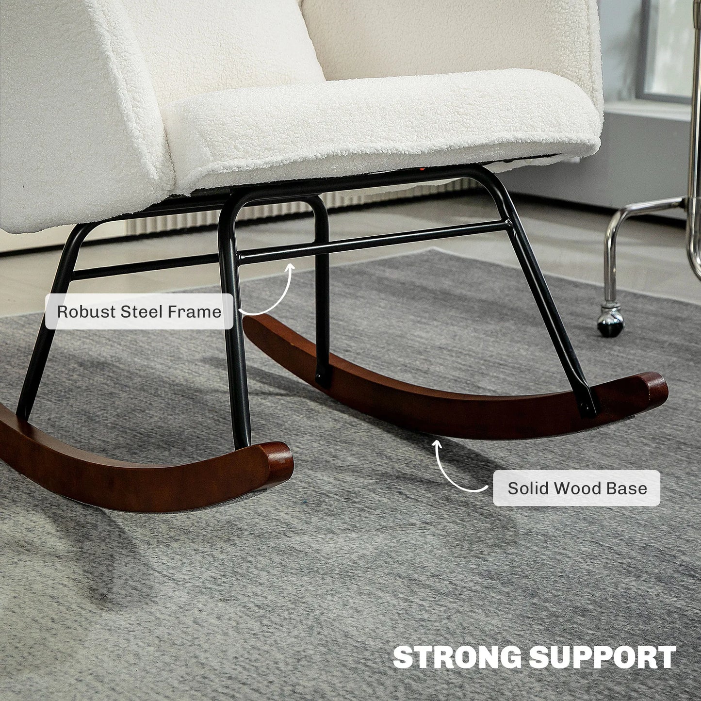 Boucle Rocking Chair