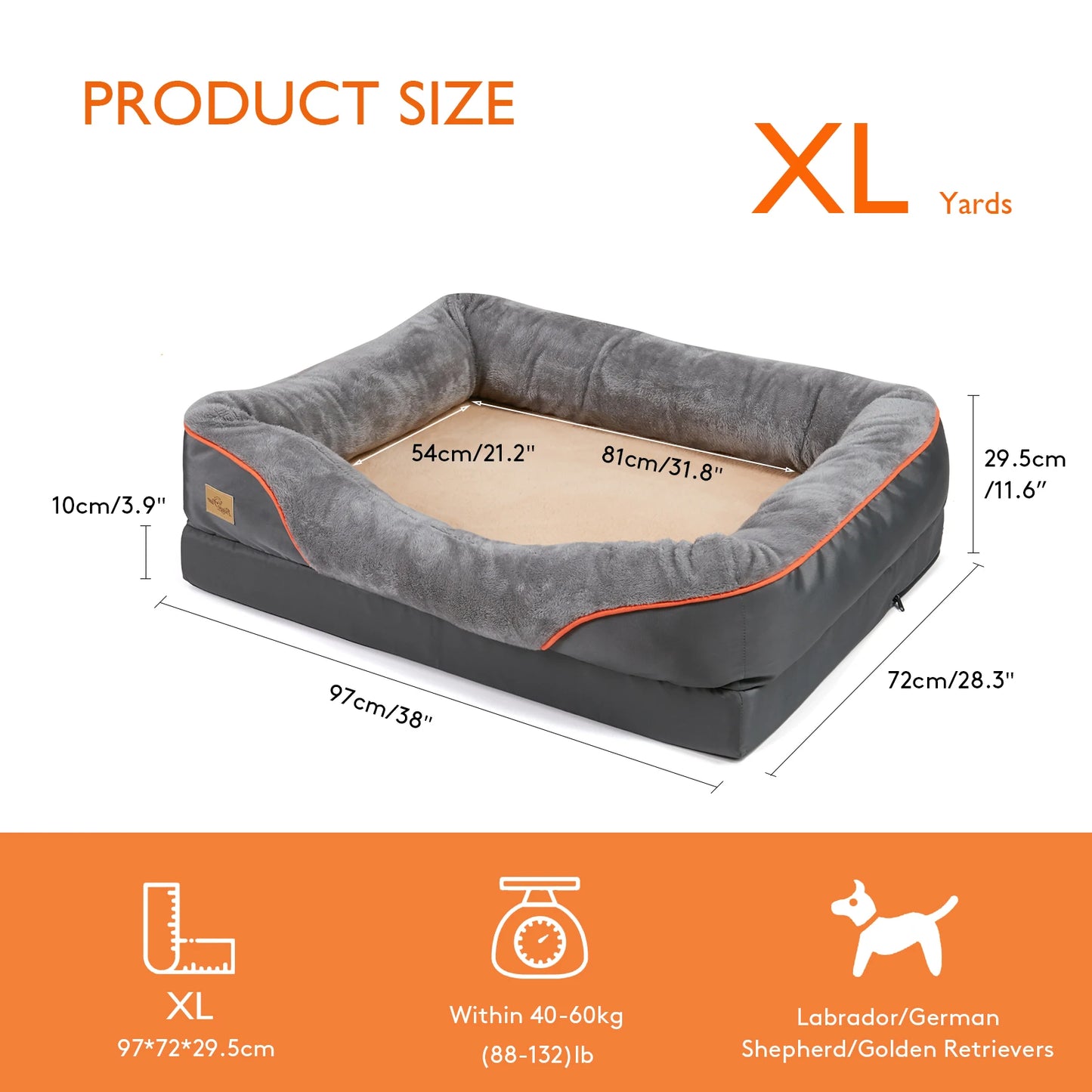 Super Soft Orthopedic Foam Pet Bed