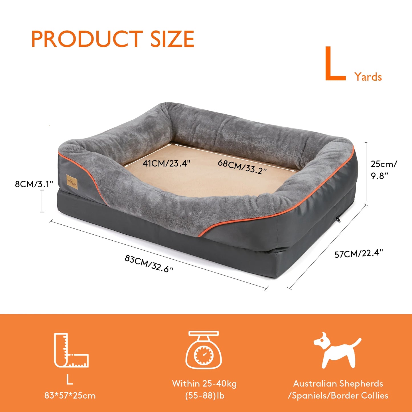 Super Soft Orthopedic Foam Pet Bed