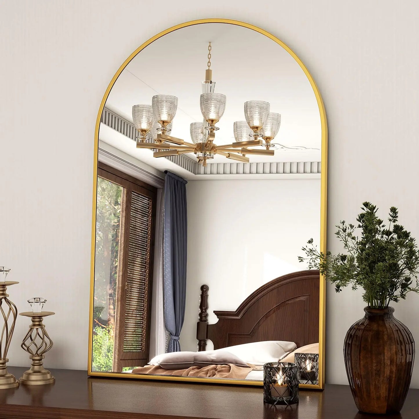 Arched Bathroom Wall Mirror