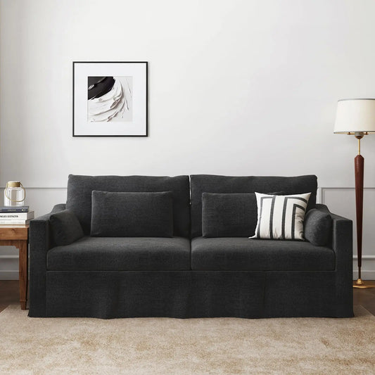 Luxury Living Room Sofa with Washable Slipcover