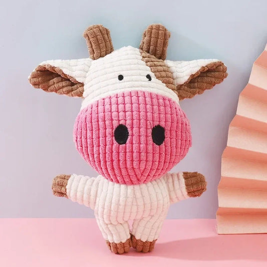 Plush Animal Shape Squeaky Dog Toys