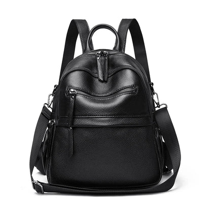 Real Cowhide Large Capacity Women's Backpack