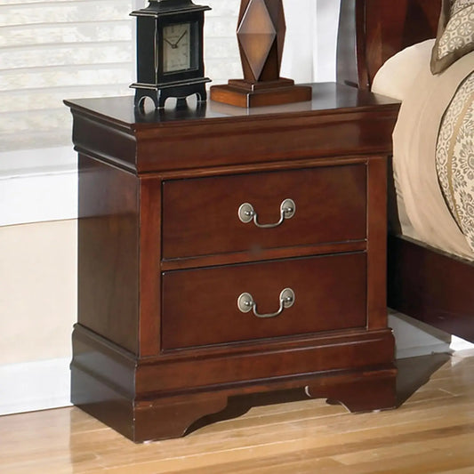 Traditional 2 Drawer Nightstand