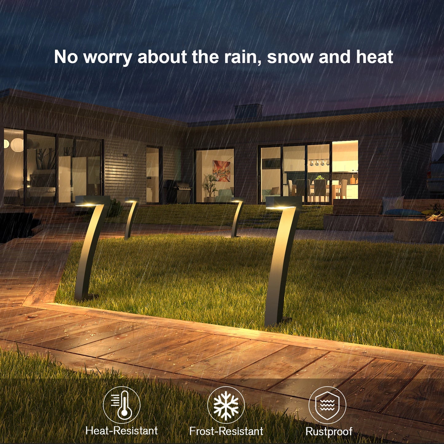 Solar Outdoor Pathway Lights